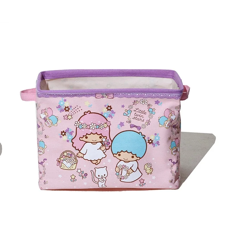 B Hello kitty корзина для белья My Melody с двумя звездами, Брезентовая складная корзина для хранения, корзина для хранения грязной одежды, сумка для игрушек B69 - Цвет: B