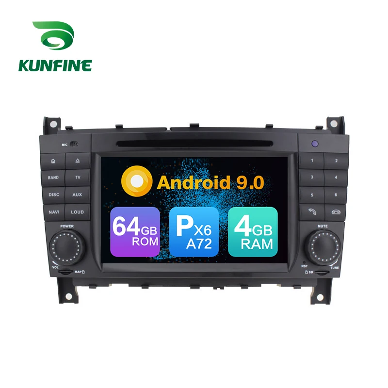 Android 9 0 Core PX6 A72 ОЗУ 4 Гб ПЗУ 64 ГБ Автомобильный DVD GPS мультимедийный плеер
