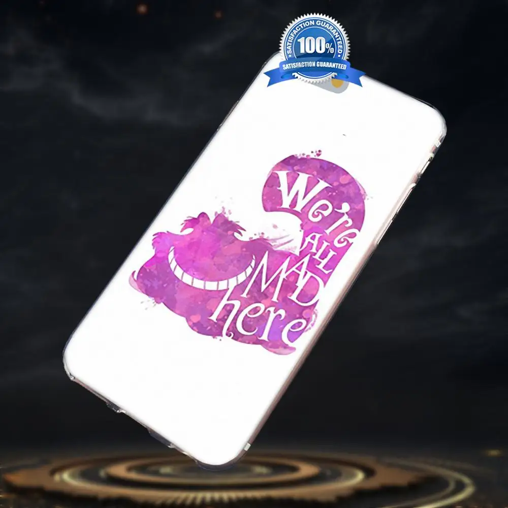 For Xiaomi Redmi 5 4A 3 3S Pro Mi4 Mi4i Mi4C Mi5 Mi5S Mi Max Mix Note 2 4 Plus Painted Alice In Wonderland Cheshire Cat Cell | Мобильные