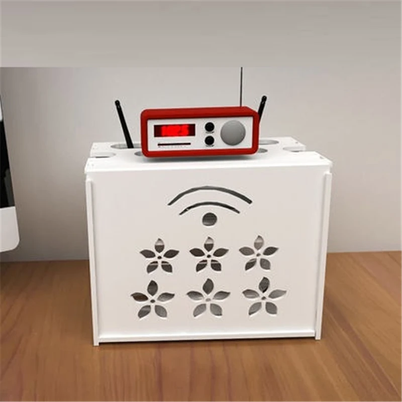 Беспроводной wifi приемный многофункциональный маршрутизатор Европа Вешалка Коробка шкаф полка розетка крышка стеки ТВ-приставка для хранения - Цвет: MODEL Q