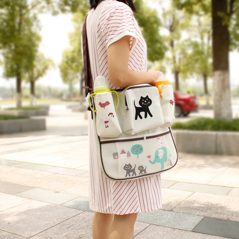 Baby Stroller Car Seat Organizer Holder Multi-Pocket Travel Storage Mummy Bags Lovely Cartoon Styling Hanging Bag for Children | Автомобили