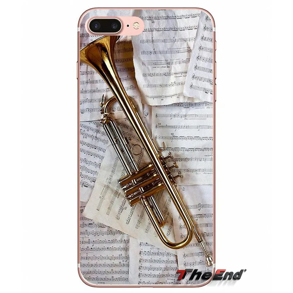 Чехол из ТПУ Baker jazz пикколо-труба латунь для Huawei G7 G8 P7 P8 P9 Lite Honor 4C 5X 5C 6X Mate 7 8 9 Y3 Y5 II 2