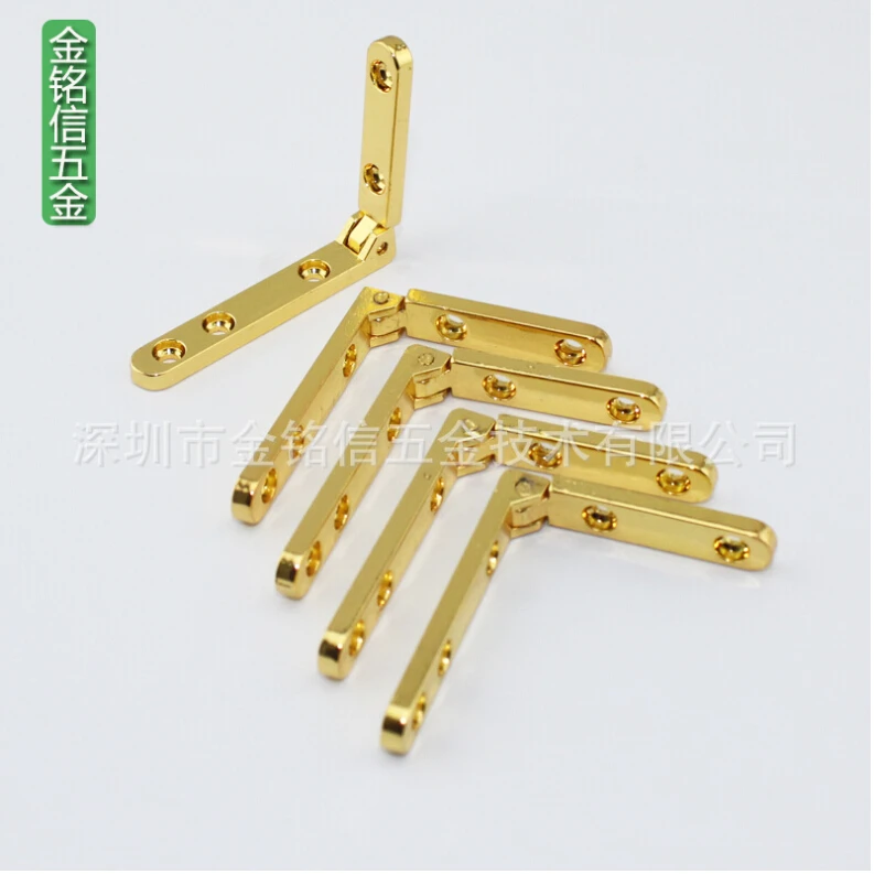 200 шт./лот цинковый сплав шарнир с Рельсом на стороне набор для коробок