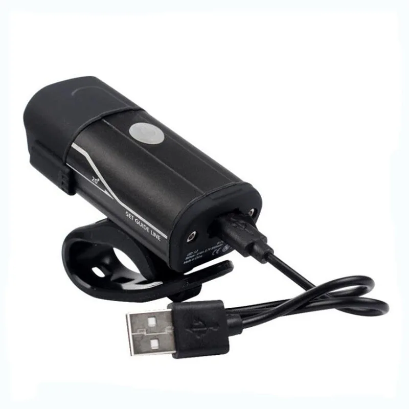 Велосипедный фонарь USB Перезаряжаемый велосипедный передний свет 350 люмен