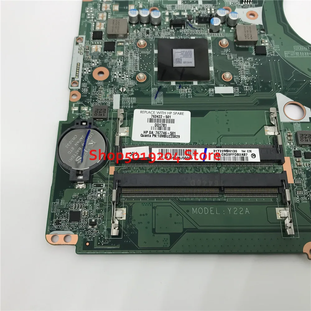 Материнская плата 763422 501 767746 для hp павильон 17F 17 F F001DX 17Z Y22A ноутбука A8 6410