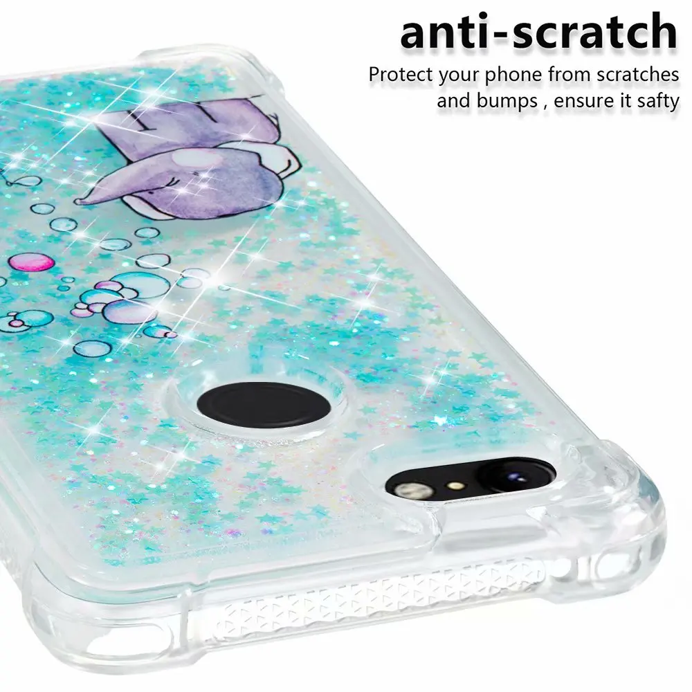 Luxury Dynamic Liquid Bling Quicksand Phone Case for LG Stylo 4 Q stylus Stylus 3 Plus Soft Silicone Cartoon Panda Cover |