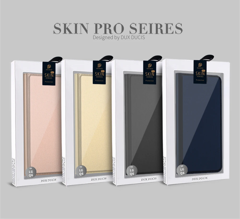 DUX DUCIS Роскошный кожаный чехол-книжка для LG Q6 чехол-бумажник Alpha Q6a Q 6 a M700 чехол