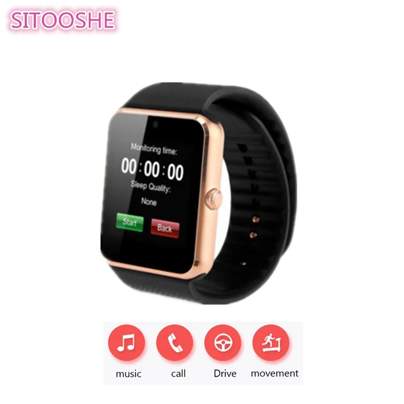 GT08 умные часы для Apple Watch мужские и женские наручные на Android электронные смарт