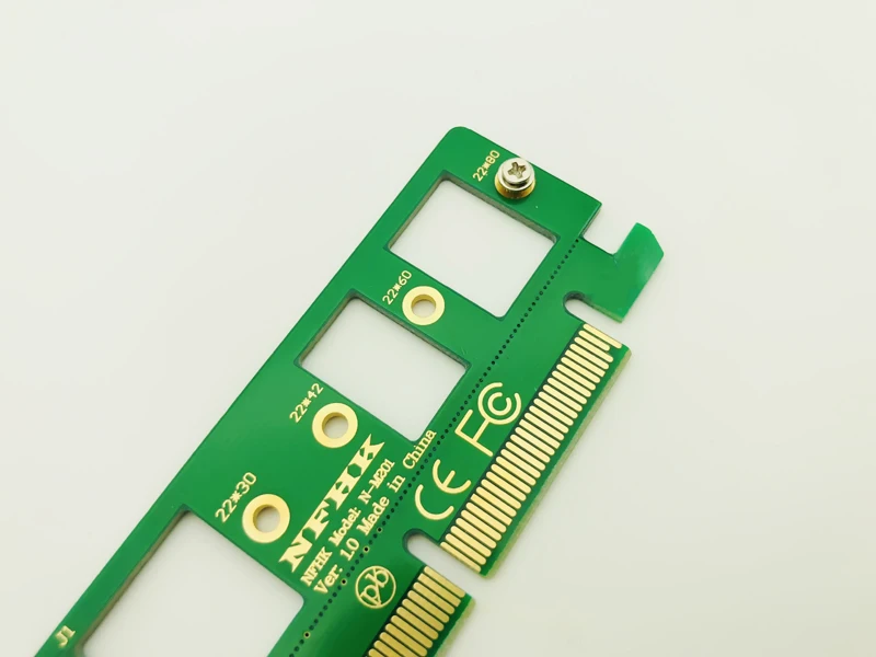 5 шт. NGFF M.2 NVME AHCI SSD для PCI E Express 3 0x4x16 адаптер Riser Card M Соединитель в форме ключа XP941 SM951