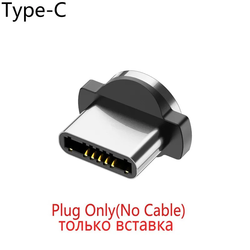 Круглый Магнитный Кабель с разъемом типа C Micro USB C с разъемами для быстрой зарядки телефона Microusb type-C магнитный разъем зарядного устройства для samsung S9 S10