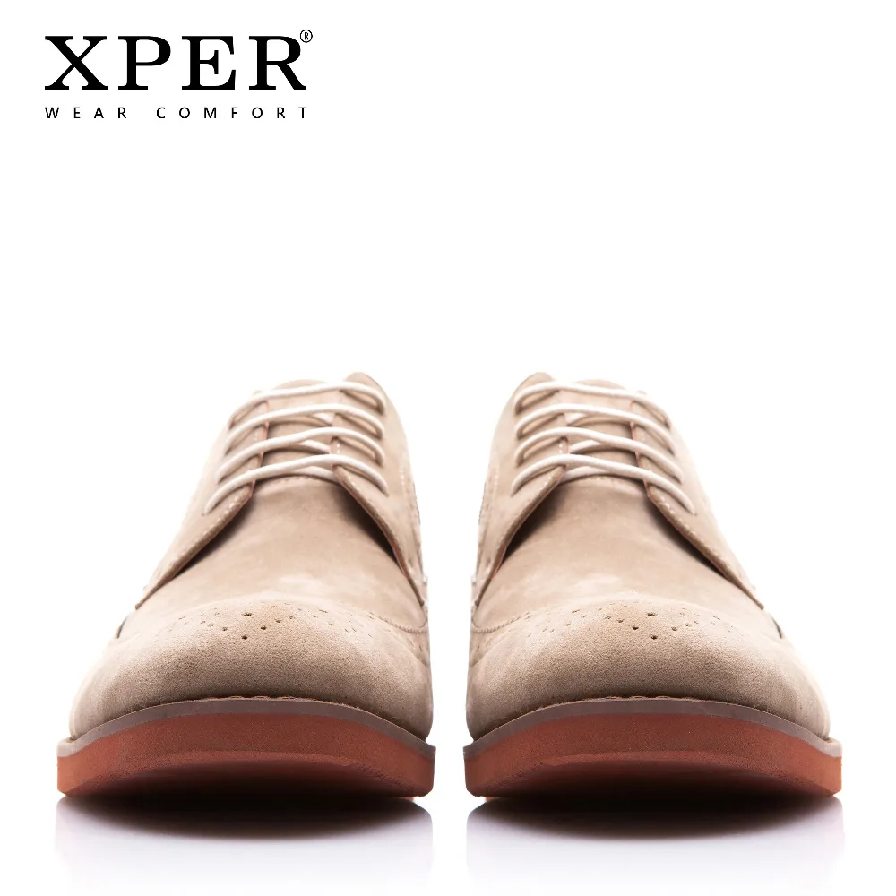 XPER бренд Демисезонный работа Мужские модельные туфли модная обувь с перфорацией