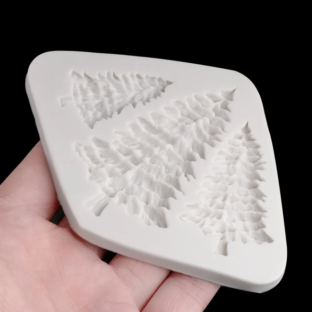 JAVRICK New Trees Shapes Silicone Molds Making Tools For Decoration Baking Cake Bread Jelly Chocolate #2S91059# | Украшения и