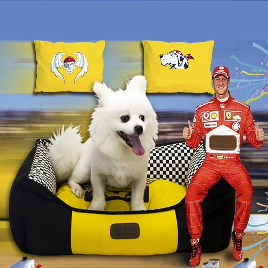 Cartoon Puppy Pet Bedding Dogs Pads Mattress Cushion Plush Luxury Dog Bed Perro Camas Para Perros Grandes Pets Supplies 60Z1218 | Дом и сад