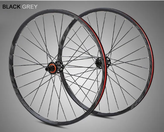 Black Grey Горный велосипед 27,5 колеса MTB колеса M920-XD275 XD Freewheel углеродный Freehub дисковый тормоз 28 отверстий через ось Алюминиевые Диски - Цвет: Black Grey