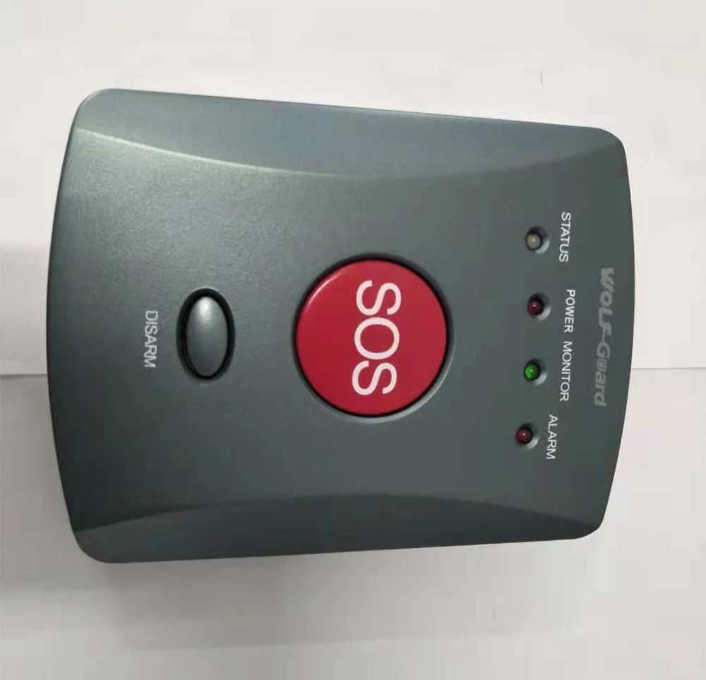 Волк-охранник Беспроводной GSM SMS и удерживайте кнопку «SOS» Панель с тревожная кнопка для старших детей аварийная система охранной сигнализации для дома 007EG