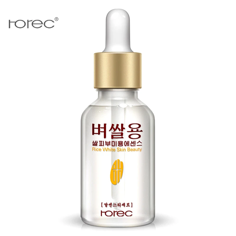 ROREC 2 шт. белая рисовая Сыворотка для лица + крем глаз Отбеливающая увлажняющая