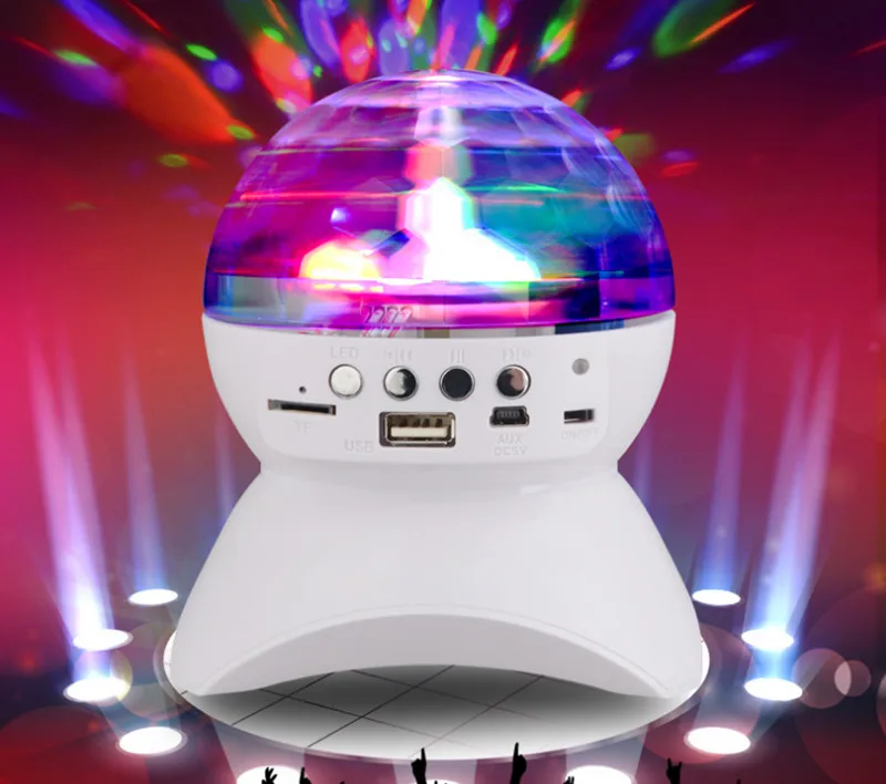 Беспроводной Bluetooth светодиодный сценический аудио красочный динамик освещения