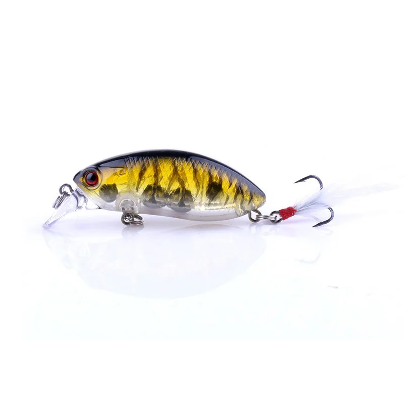 6 см 9 г Topwater рыболовные приманки Crankbait artificiais para Рыбалка свимбейт воблеры # крючки