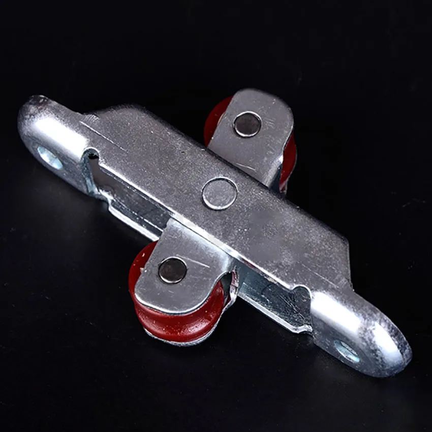 Пластик Сталь Двойные колеса дверной ведущий ролик влагостойкая ролики для