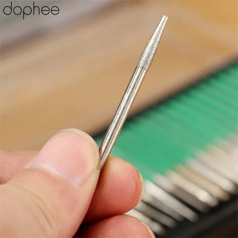 Абразивные иглы dophee 30 шт. 3 мм вал Шлифовальная головка полировальные Dremel