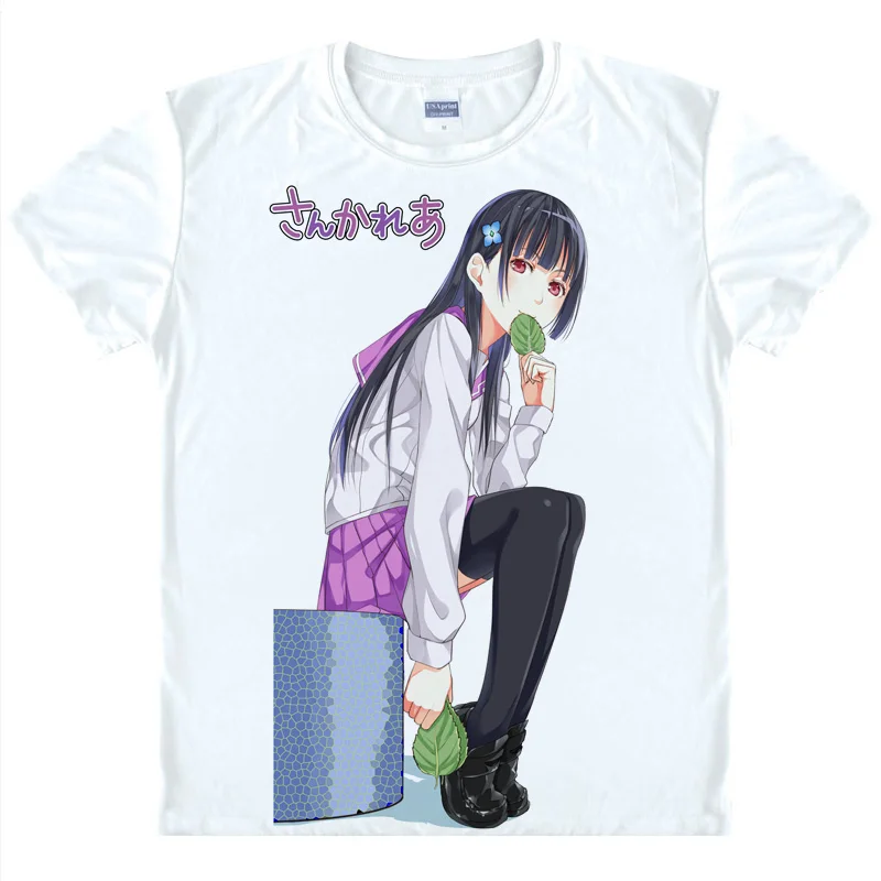 Coolprint Футболка с изображением в стиле аниме Sankarea вечной футболки &quotлюбовь&quot