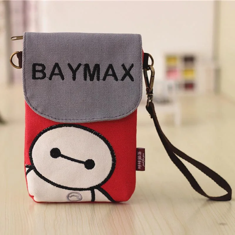 Мультяшная дизайнерская сумка для мобильного телефона Baymax чехол сотового на