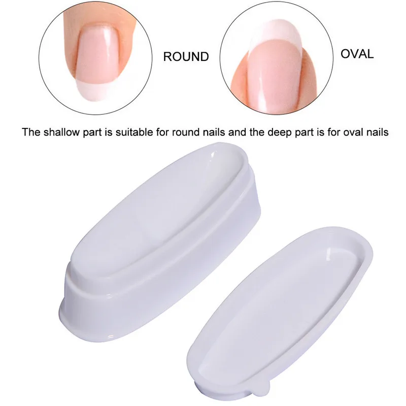Fashion Nail Dipping Powder French Tray Manicure Mould Dip Container | Красота и здоровье