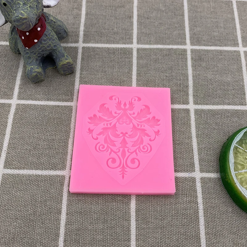 Кружева силиконовые формы помадка тиснение текстура форма для торта