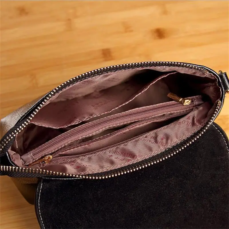 Famous Brand Women Flap Shoulder Bags Genuine Leather Messenger Crossbody for Sac A Main Femme 2019 New Handbags | Багаж и сумки