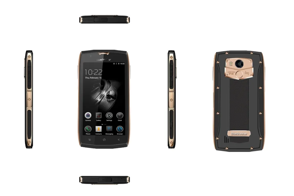 Blackview BV7000 " FHD MT6737T четырехъядерный процессор 2 Гб ОЗУ 16 Гб ПЗУ NFC Dual SIM 4G смартфон с отпечатком пальца 8,0 МП камера 3500 мАч батарея