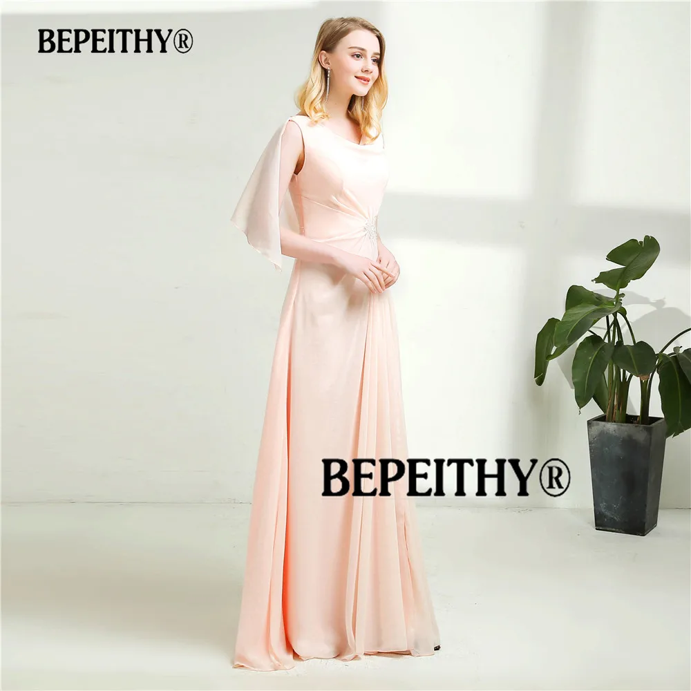 Vestido de festa длинное вечернее платье с шалью Новое поступление винтажное платье в пол без рукавов для выпускного вечера горячая распродажа