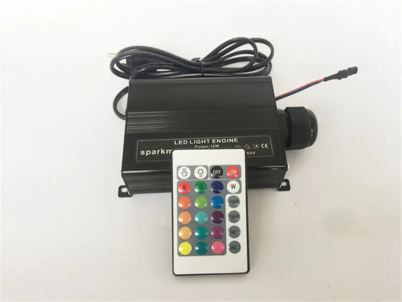 RF Controller Optic Fiber Lights RGBW Twinkle LED Star Ceiling Light Kit 150pcs*2m*0.75mm Optical |