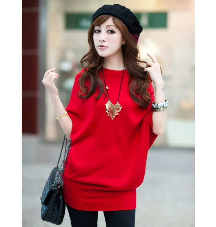 2018 Новинка Осень Зима длинный свитер Платье вязанное большого размера плюс