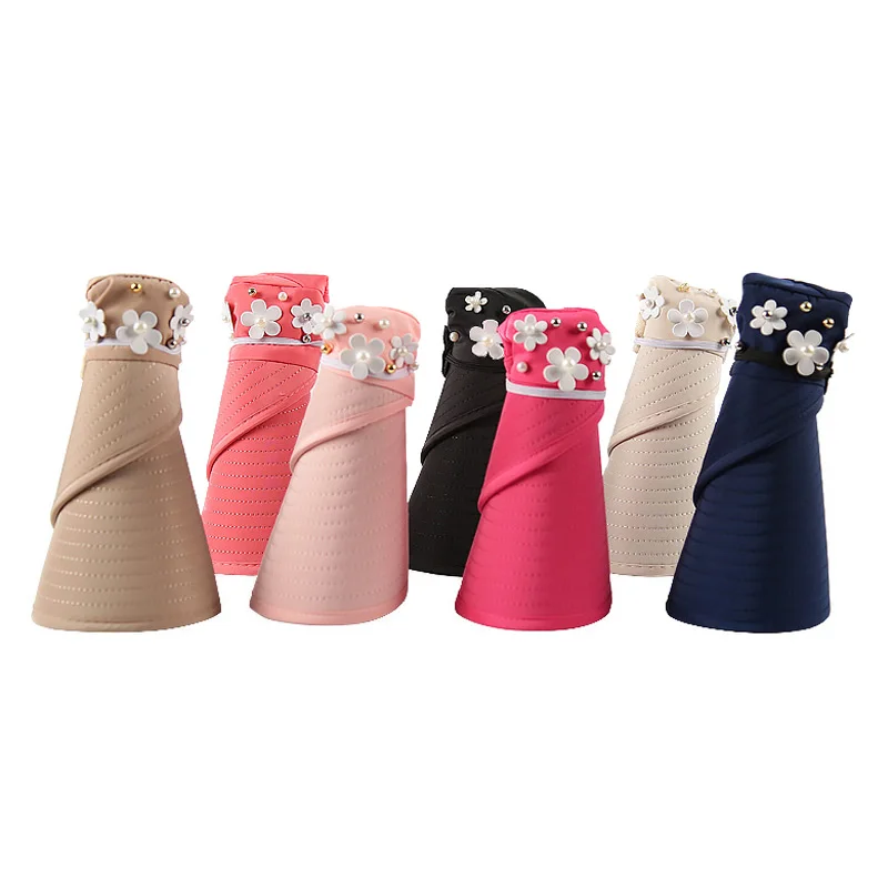 Женская пляжная шляпа Sunhat с защитой от ультрафиолета большая красивая Складная