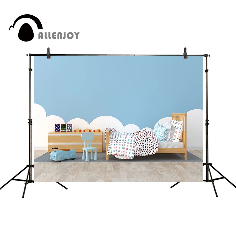 Студийный фон Allenjoy с изображением детской кроватки | Электроника