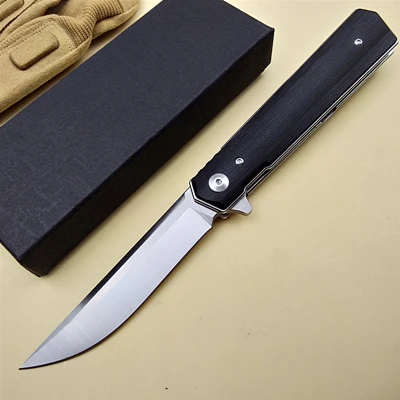 A Keyiwo складной нож Карманный 9cr18mov лезвие G10 ручка тактические походные охотничьи ножи для выживания Флиппер Открытый EDC ручные инструменты - Цвет: A