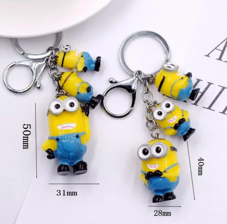 Новинка 6 стрин брелоки с изображением мультфильма Despicable me подвесные для лучшего