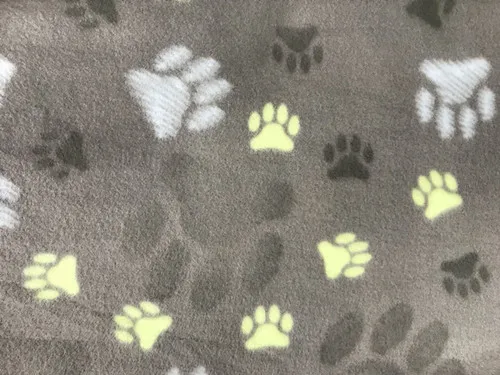 Colorful Claw Beige Милое полотенце для собак, коврик для кошек с принтом лапы, мягкое одеяло для щенка, кровать для собак, одеяло, флисовое полотенце для домашних животных, теплое полотенце для собак, подушка Honden Badjas - Цвет: Colorful Claw Beige