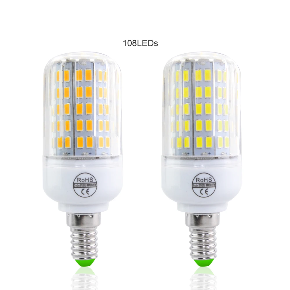 Светодиодная лампа E14 SMD5730 24-108 светодиодных ламп мощность от 20 Вт до 100 | Лампы и