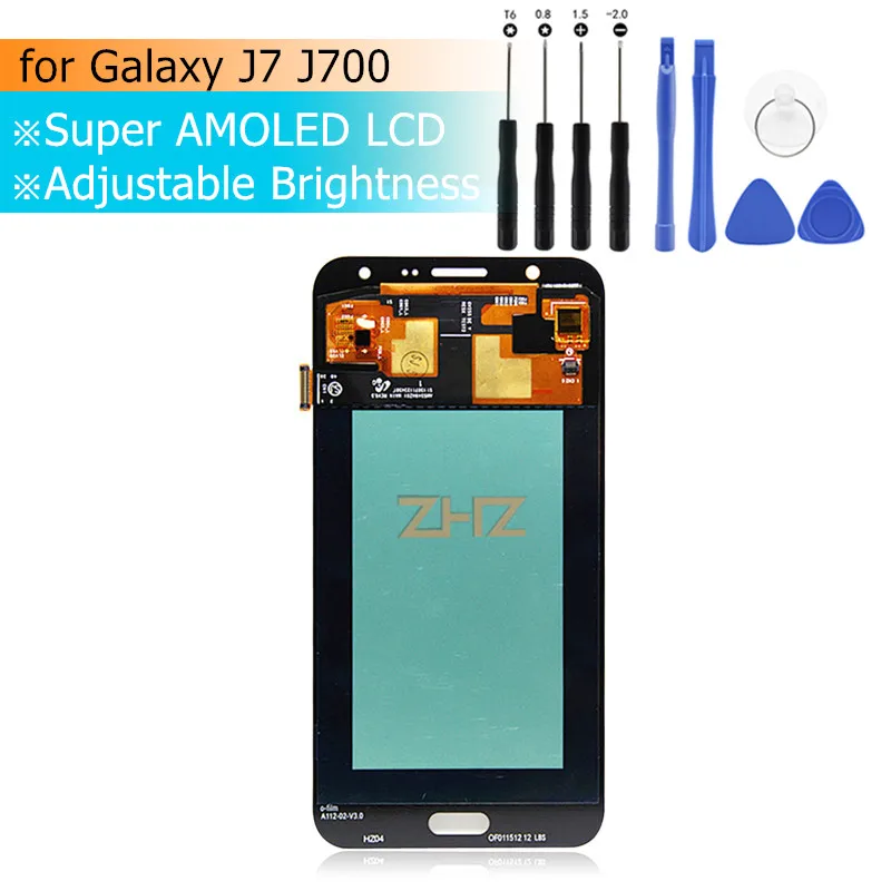 Для Samsung Galaxy J7 2015 ЖК дисплей J700 J700F сенсорный экран дигитайзер Кнопка возврата J700M