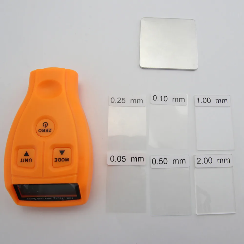 Цифровой ЖК-дисплей толщиномер для измерения толщины краски/пленки датчик