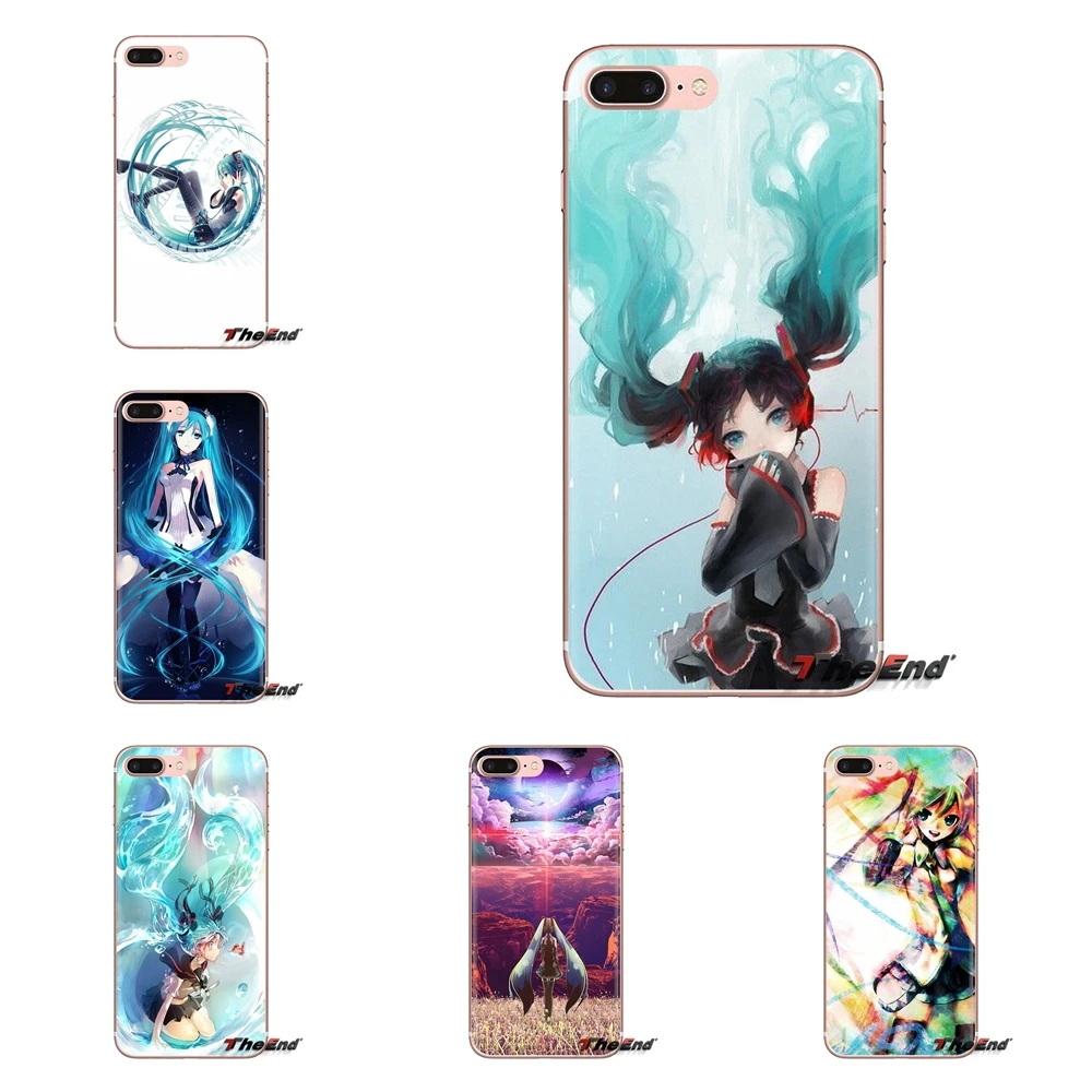 Dakimakura Japan Hatsune Miku прозрачные мягкие чехлы для Samsung Galaxy A3 A5 A7 A9 A8 Star A6 Plus 2018 2015 2016 2017 |