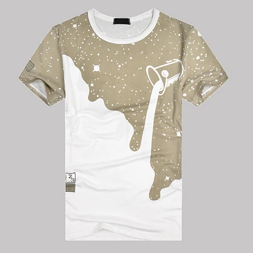 Мужская футболка с коротким рукавом и принтом | одежда