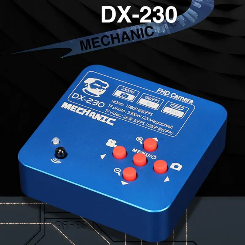 Mechanic 7X-45X зум HD камера большой широкоугольный подъемный Тринокулярный Стерео микроскоп для iPhone мобильный телефон обслуживание