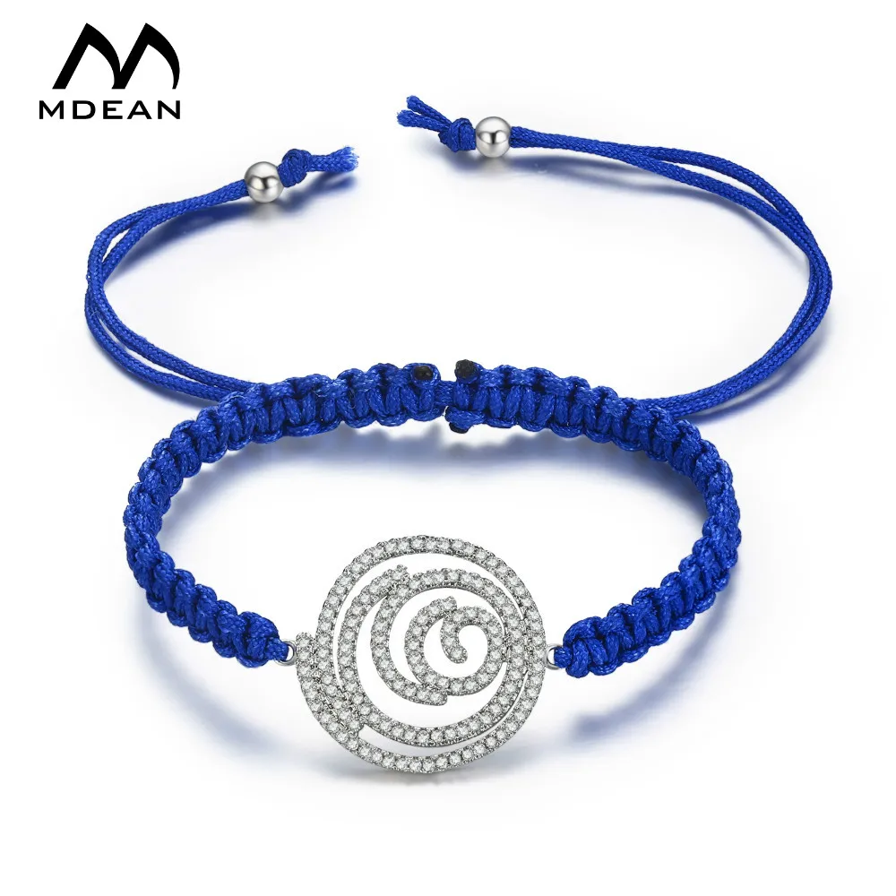 Mdean белого золота Цвет браслеты для женщин ювелирные изделия Женщины Ювелирные с