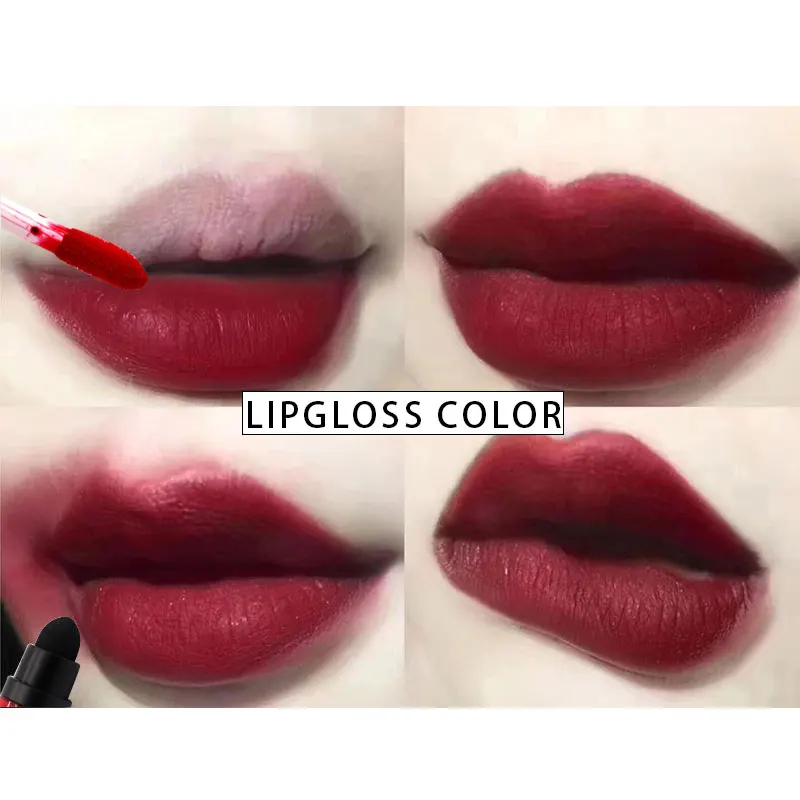 Портативный матовый блеск для губ 12 видов цветов водостойкий 8 мл|Блеск губ| |