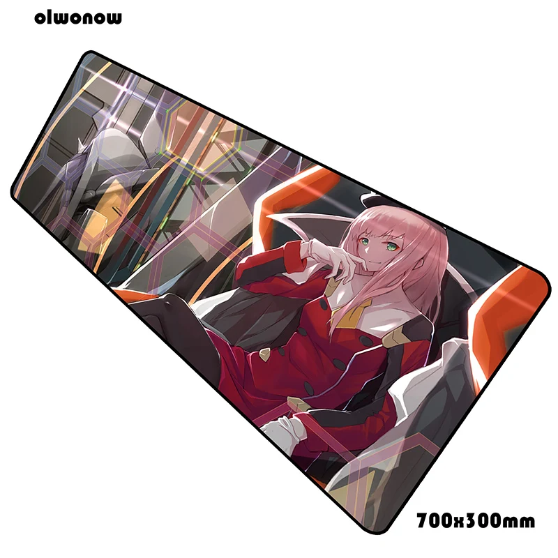 Коврик для мыши darling in the franxx 70x30 см игровой коврик для мыши крутой офисный notbook Настольный коврик очаровательные padmouse игры pc gamer коврики - Цвет: Size 700x300x2mm