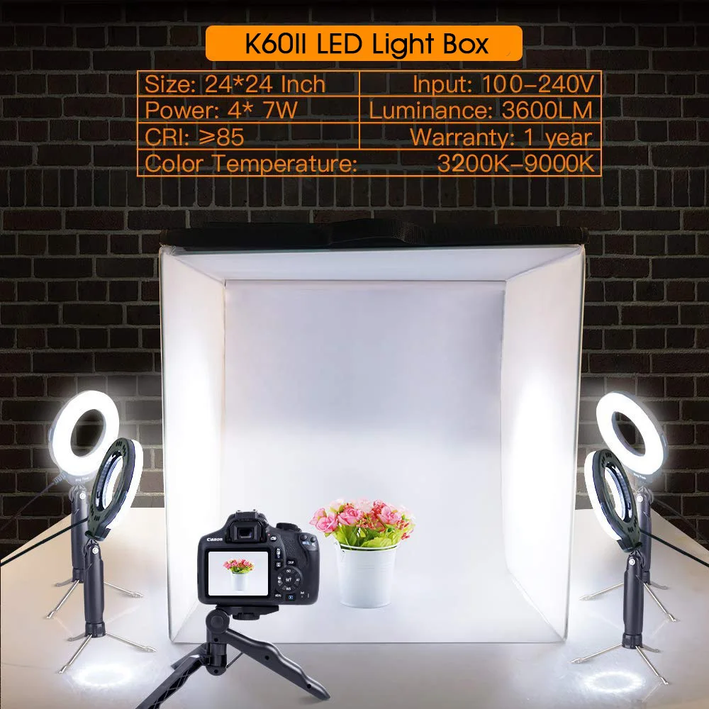 Складной световой короб capsaver K60II 60 см 3200K/9000K CRI85 | Электроника