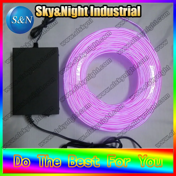 

2,3 мм-фиолетовый гибкий неоновый светсветильник свет EL трос Трубка 100 м + 220 В инвертор с бесплатной доставкой