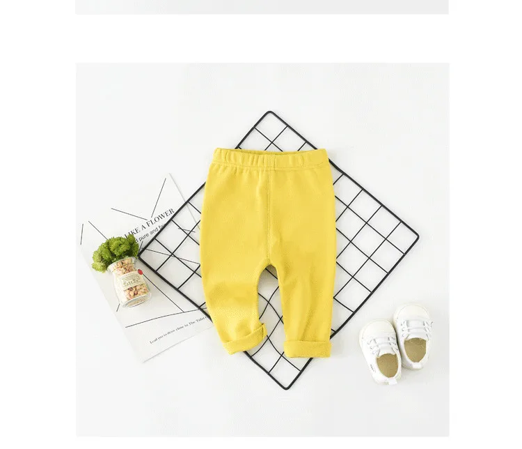 

Autumn Infant Baby Pants Newborn Bebe Boys Girls Cotton Leggings Trousers Toddler Solid Color Soft Legging Pantalone Drop Ship